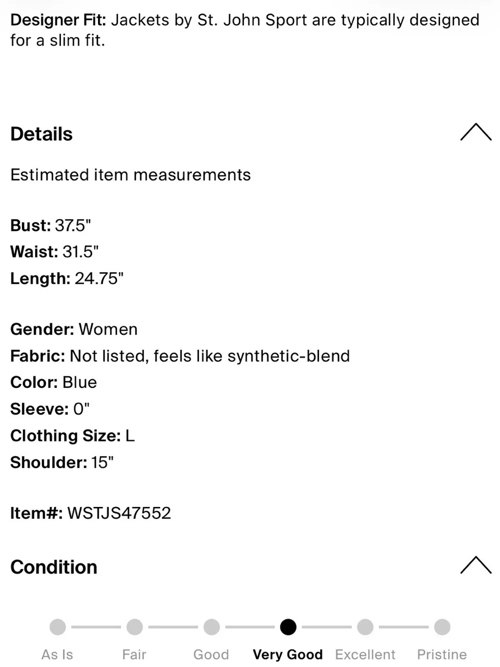 St. John Collection teal sleeveless